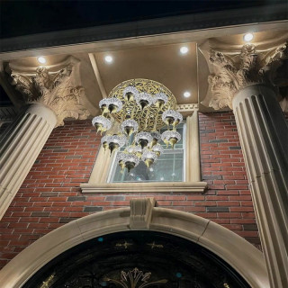 オスマン模様のシャンデリア 25個